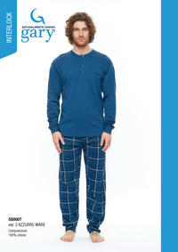 MEN'S PAJAMAS S/L S60007 Tellini S.r.l. Wholesale Clothing